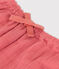 Babies' Plain Organic Cotton Gauze Harem Pants PAPAYE pink