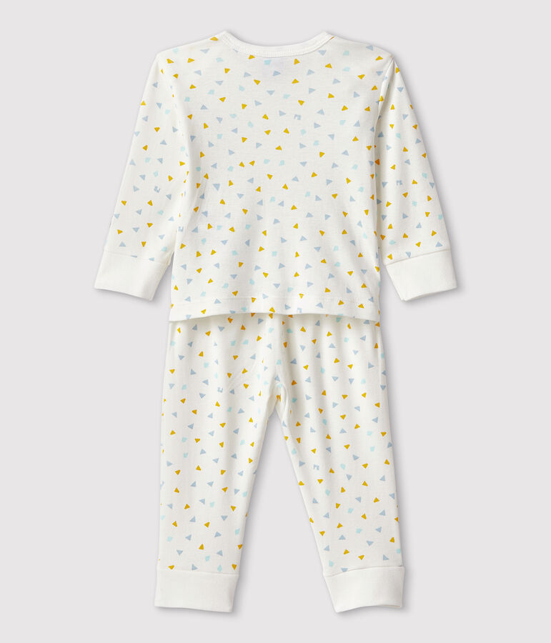 Babies' Confetti Pattern Cotton Sleepsuit without Poppers white/multicolor