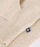 Boys' wool and cotton hooded jumper AVALANCHE white/MEDIEVAL