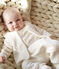 Baby Tube Knit Clothing - 3-piece set MARSHMALLOW white