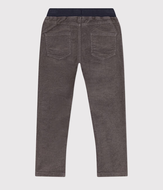Unisex Straight-Fit Medium Velour Trousers BONGRIS grey