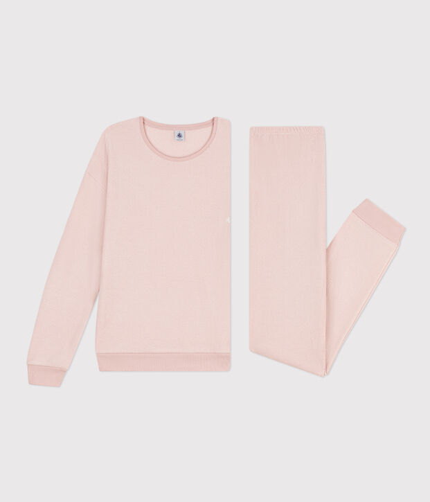 Women's Terry Towelling Pyjamas pink