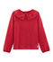 Girls' Long-Sleeved T-shirt TERKUIT red/OR yellow