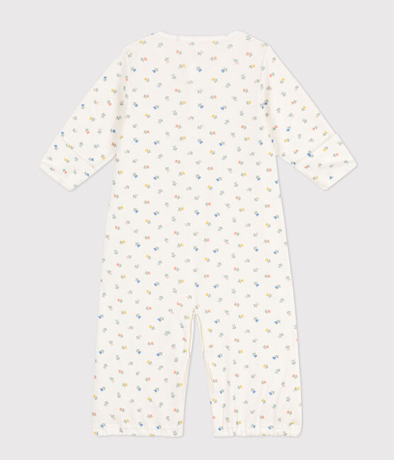Cotton Jumpsuit/Sleeping Bag MARSHMALLOW white/MULTICO white