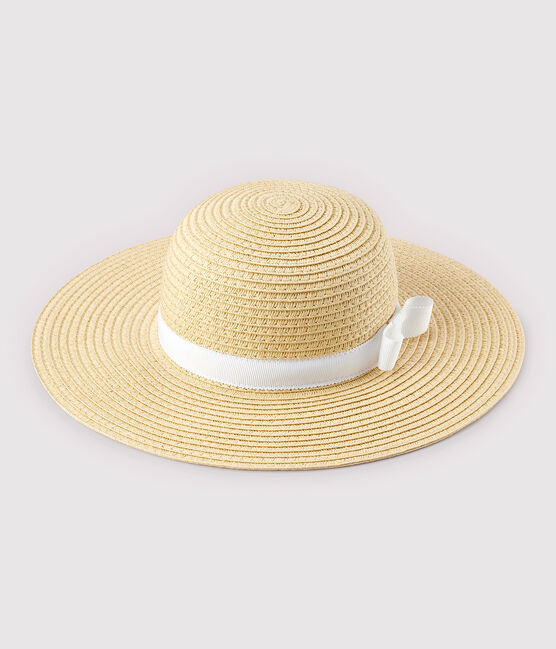 Baby Girls' Straw Hat NATUREL pink