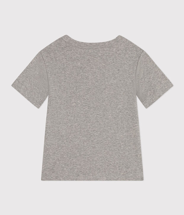 Boys' Printed Lightweight Jersey T-shirt grey