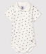 Baby Boys' Short-Sleeved Cotton Print Bodysuit