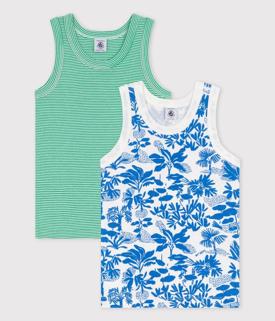 Boys' Jungle Print Cotton Vests - 2-Pack variante 1