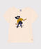 Girls' Lightweight Jersey T-Shirt AVALANCHE white/MULTICO