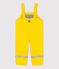 Babies' Waxed Dungarees JAUNE yellow