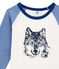 Little boy's pyjamas LIMOGES blue/MULTICO white