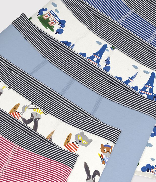 Pack of children's printed cotton boxers multicolor