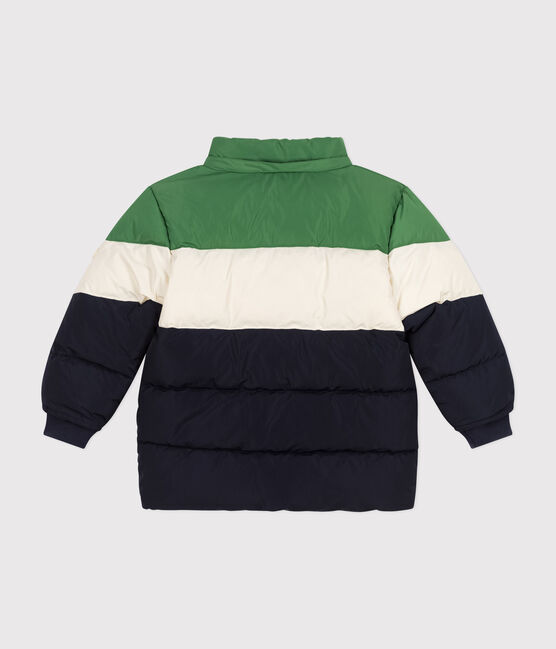 Boys' puffer jacket SMOKING blue/MULTICO white