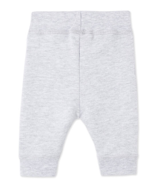 Baby boys' jogging trousers POUSSIERE CHINE grey