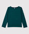 Women's Iconic Cotton Breton Top SMOKING blue/PIVERT