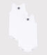 Babies' White Sleeveless Bodysuit - 2-Pack