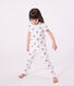 Children's floral cotton pyjamas