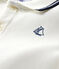 Polo shirt playsuit for baby boys MARSHMALLOW white