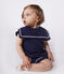 Babies' two-piece cotton outfit with nautical details SMOKING blue