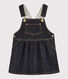 Baby girl's denim dungaree-dress