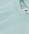 Women's Straight Round-Neck Cotton T-Shirt BOB green