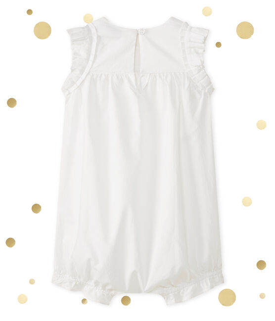 Baby Girls' Playsuit ECUME white