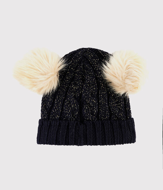 Girls' Woolly Hat SMOKING blue/OR yellow