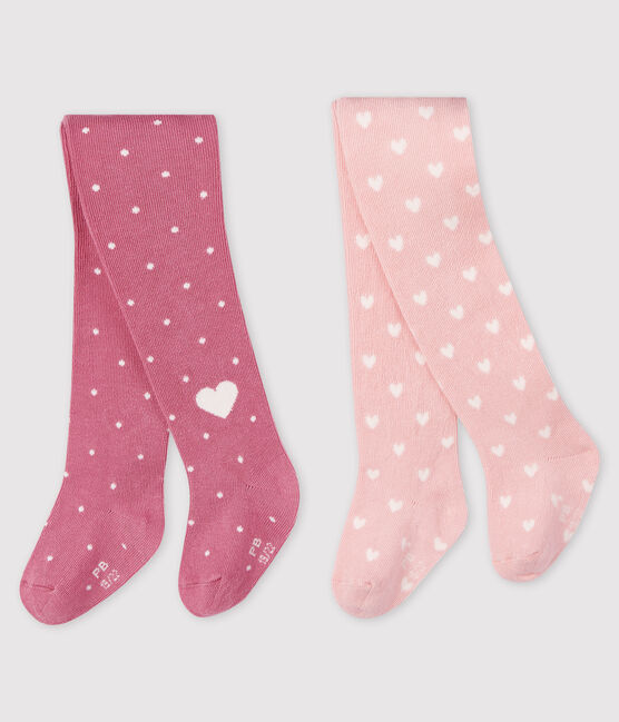 Pack of 2 pairs of baby tights variante 1