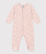 Babies' Cloud Patterned Velour Pyjamas
