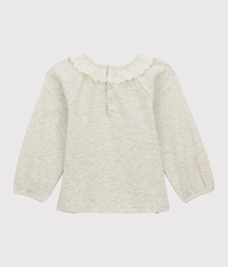 Babies' Cotton Blouse MONTELIMAR CHINE beige