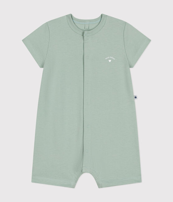 Babies' Lightweight Jersey Playsuit HERBIER green