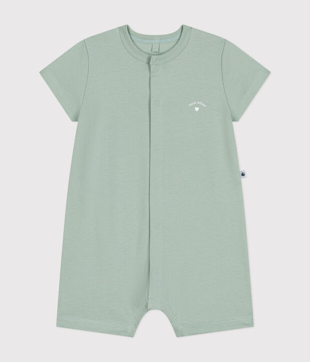 Babies' Lightweight Jersey Playsuit green