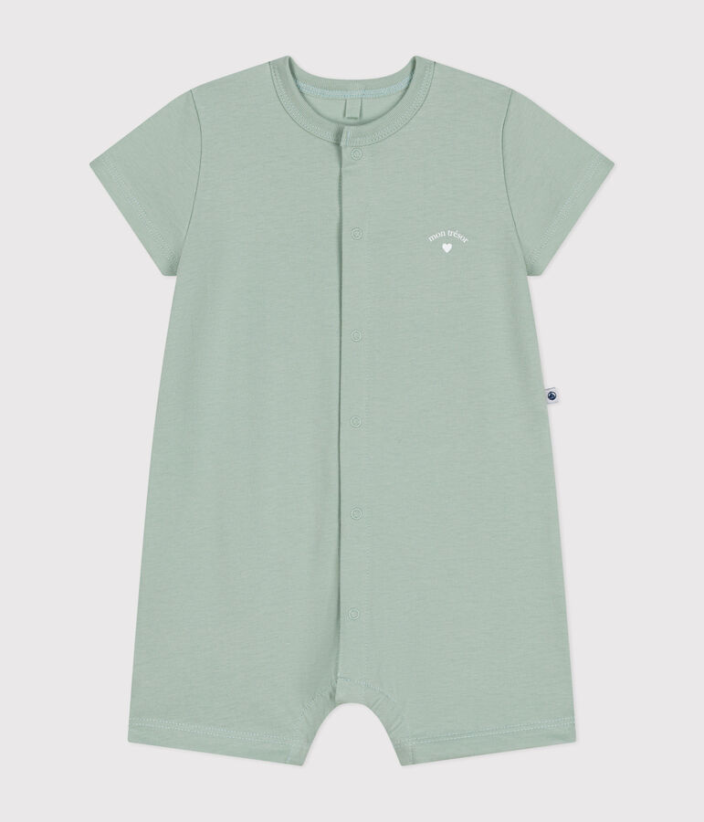Babies' Lightweight Jersey Playsuit green