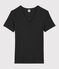 Women's Iconic V-Neck Cotton T-Shirt CITY CHINE grey