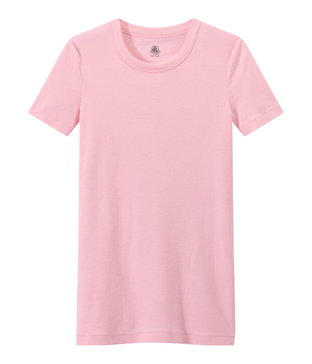 Women's T-shirt in heritage rib pink