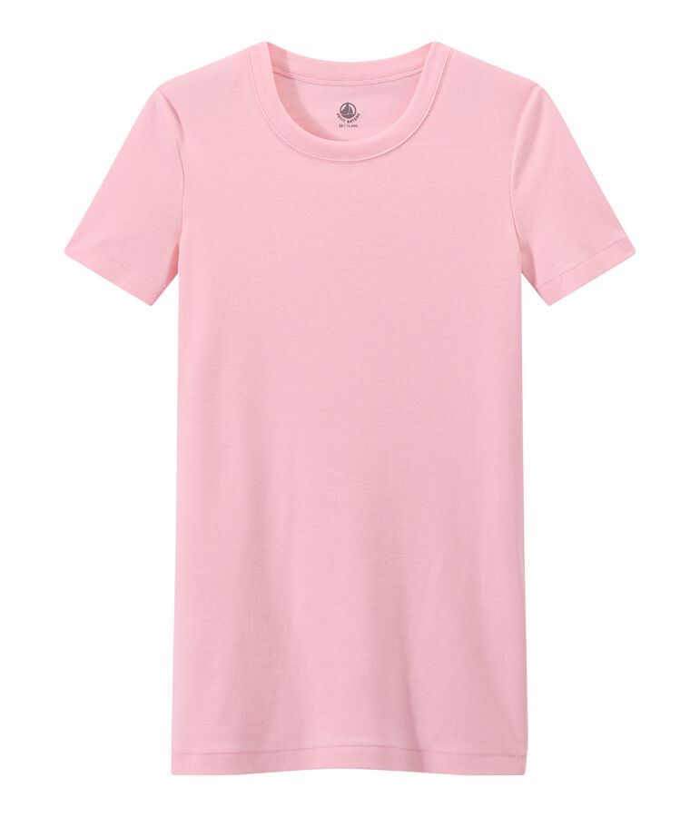 Women's T-shirt in heritage rib pink