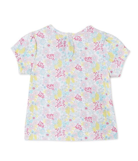 T-shirt bébé fille imprimé ECUME white/MULTICO white