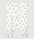 Babies' Organic Cotton Gauze Floral Print Long Playsuit