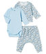 Baby Boys' Ribbed Clothing - 3-piece set
