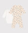Babies' 3-piece fleece outfit AVALANCHE white/MULTICO