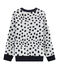 Sweatshirt Jean Jullien MARSHMALLOW white/DOTTIES