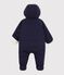 Babies' polyester snowsuit with a sherpa lining SMOKING