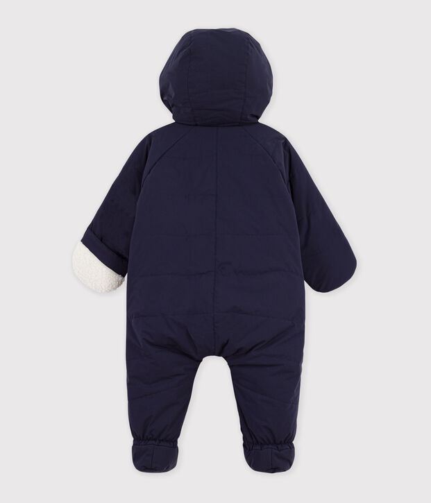 Babies' polyester snowsuit with a sherpa lining SMOKING