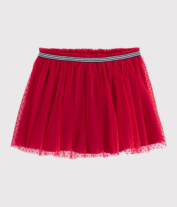 Girls' Tulle Skirt red