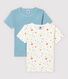 Girls' Multicoloured Starry Short-Sleeved Organic Cotton T-Shirts - 2-Pack