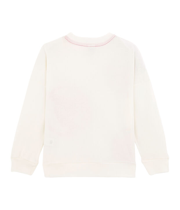 Girl - Boy's Sweatshirt white/yellow