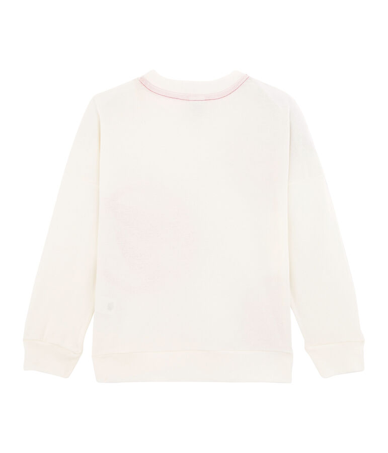 Girl - Boy's Sweatshirt MARSHMALLOW white/EBLOUIS yellow