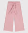 Children's cotton and Lyocell blend trousers. CHARME pink