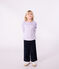 Children's cotton Breton top SQUAW purple/MILK