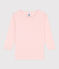 Little girls' long-sleeved cotton T-shirt MINOIS pink